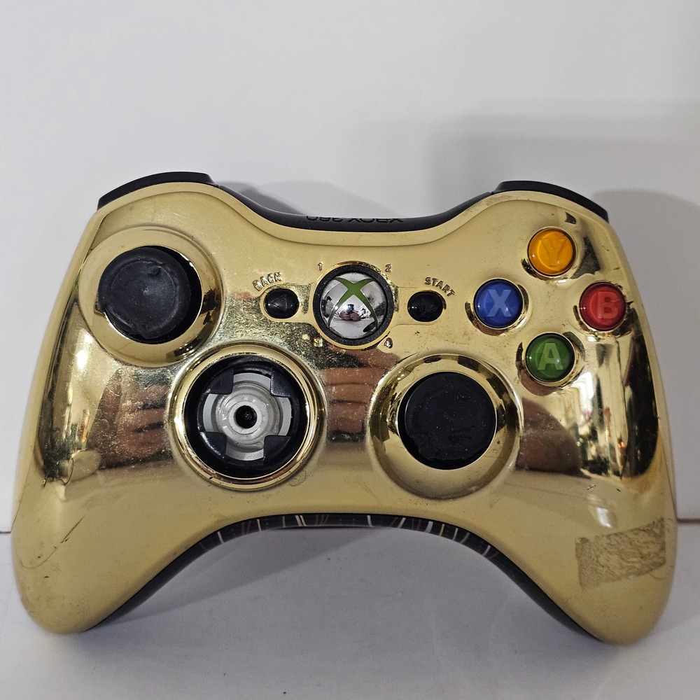 Xbox 360 C-3PO Star Wars Limited Edition Chrome Gold Wireless Controller